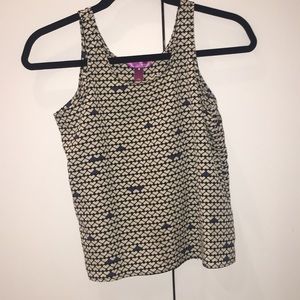 Aqua blouse with heart pattern